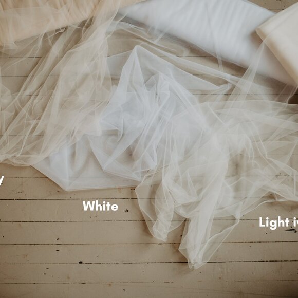 Soft Waist Length (30") Wedding Veil - Picture 13 of 13